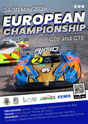 Campeonato da Europa de 1/8 GT - 2026 - Vila Real